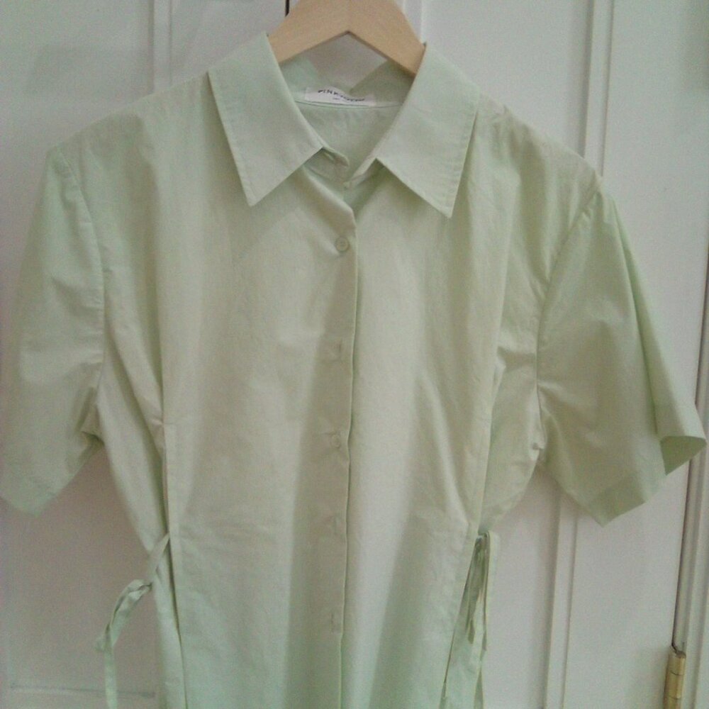women's pinkyotto green shirt